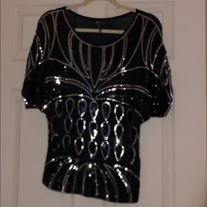 NWT NBW Sequin Dress Top